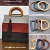 Handmade Bamboo D-Shaped Handle for Bags and Luggage