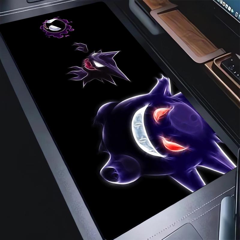 Neon Flame Gengar Pokemon Gaming Mouse Pad Waterproof Non-slip Desk Mat