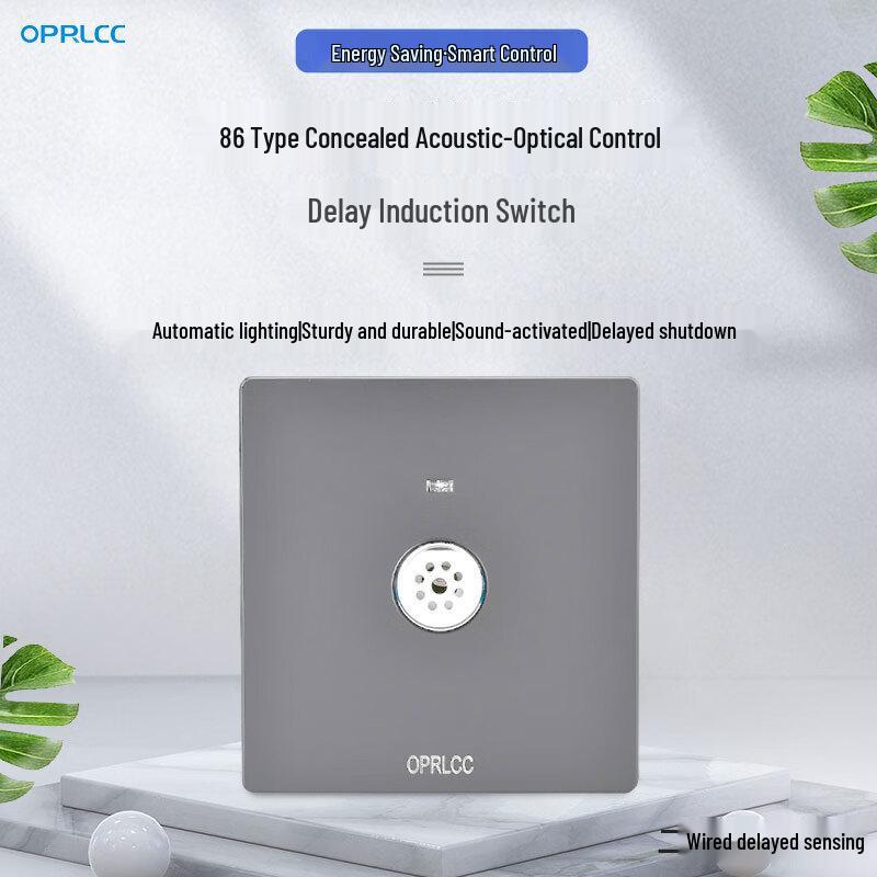 OPRLCC86 Flush-Mounted Sound & Light Sensor Switch