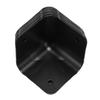 8pcs Corner Protector Black Bump Proof Metal Corner Guard for Speaker Guitar Amp Cabinet Furniture