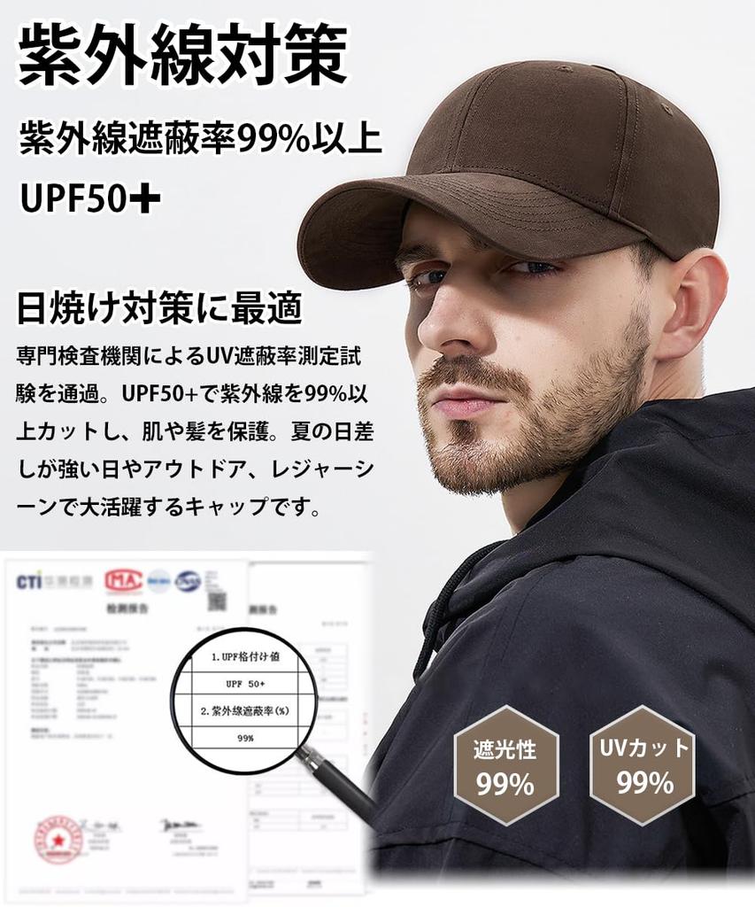 Casquette pour Chapeau pour Protection Solaire et UV UV Baseball Golf Gratuit Peut être Utilisé Toute l'Année Unisexe [DINIVOO] Hommes, [Protection Idéale] Protection, Casquette pour Homme,