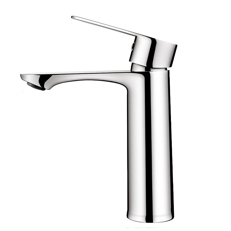 De Er Single-Handle Basin Faucet with Hot & Cold Water
