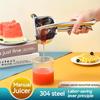Manual Juicer 304 Stainless Steel Kitchen Utensil Household Portable Pomegranate Watermelon Juice Press Orange Juice Squeezer