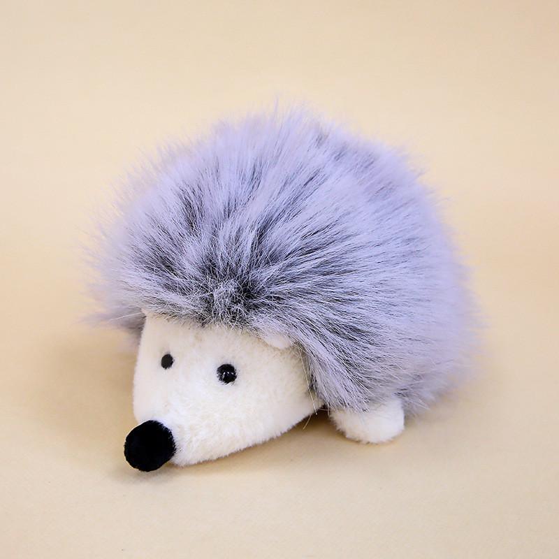 Creative Hedgehog Plush Toy Keychain With Realistic Animal Design For Gift And Decoration