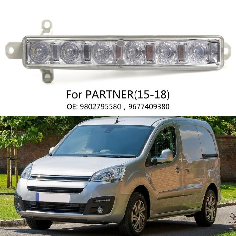 Car Corner Lamp Daytime Running Automotive Lighting Assembly Turn Signal Light for 107 108 308 MK2 9802795580 9677409380