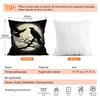 Halloween Black Tree Crow Pillowcase Cushion Polyester 45X45Cm Throw Pillow Cover Sofa Chair Bed Cushion Cover Pillowslip Decor