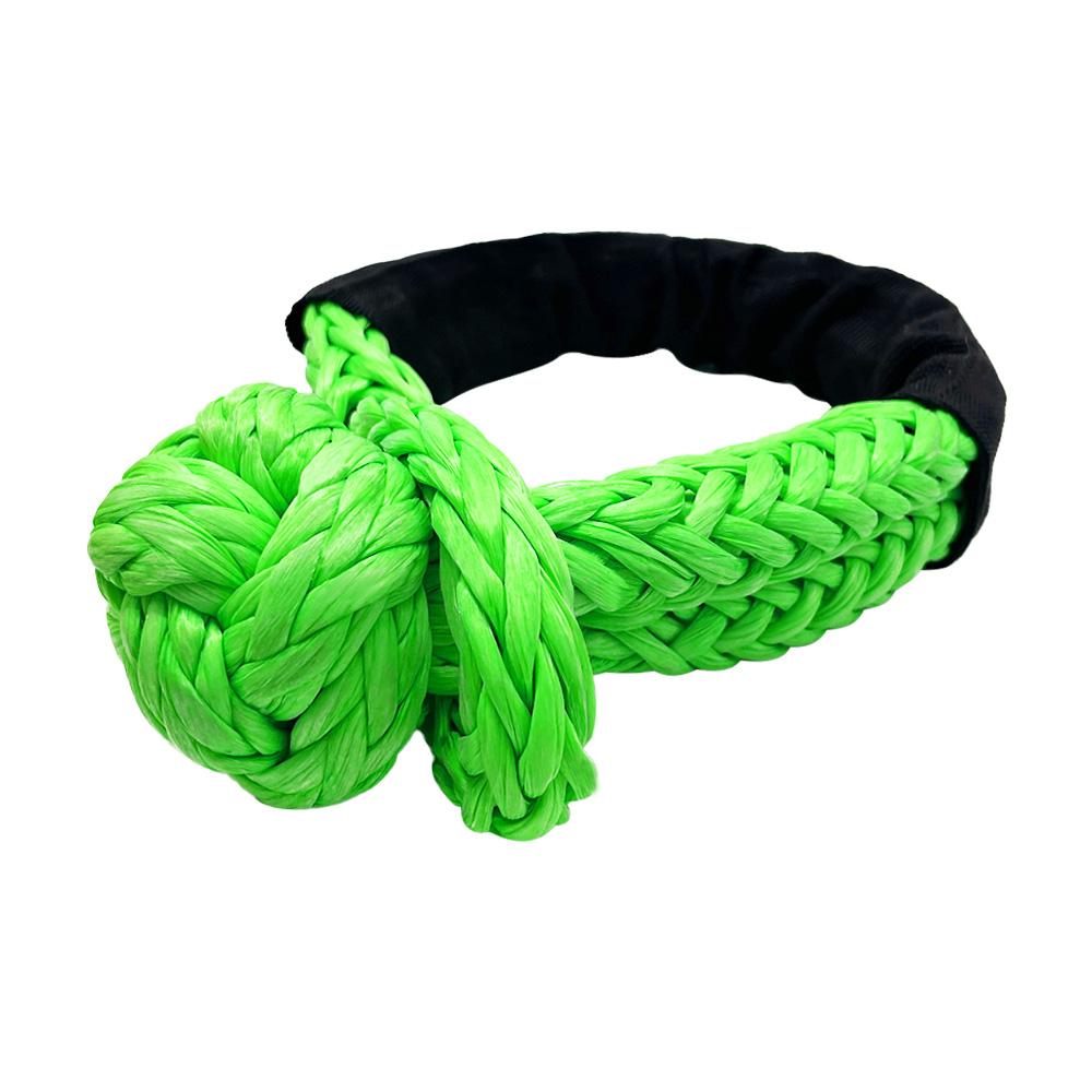 High Quality 12 mm UHMWPE Soft Shackle 17 Tons Breaking Force Towing Strap for Car Off-Road Rescue 17