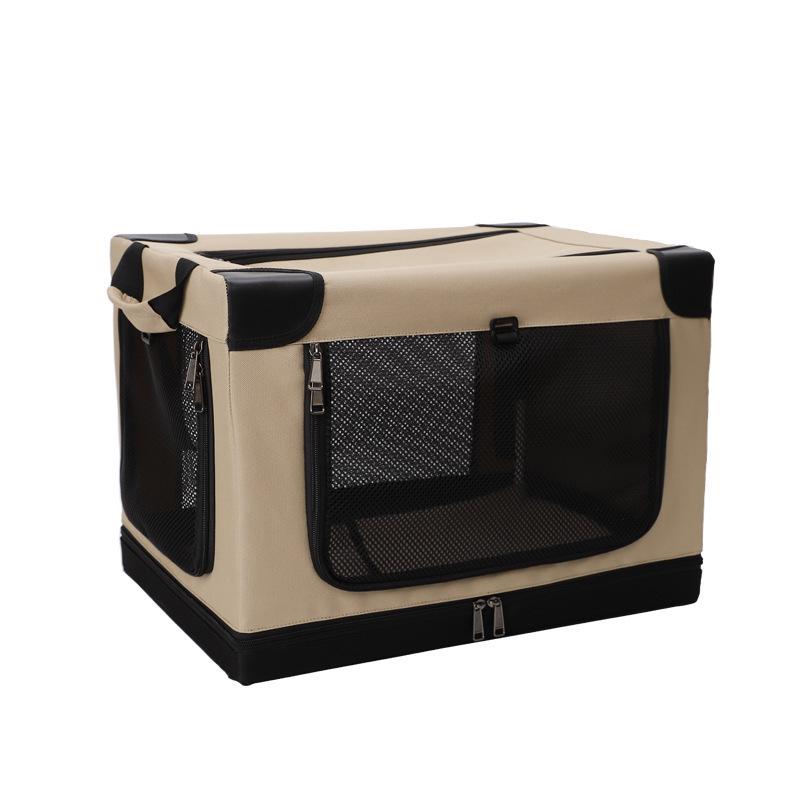 

Car Pet Cage: Foldable Dog & Cat Safety Seat for Trunk - Available in Large, Medium, Small Sizes.