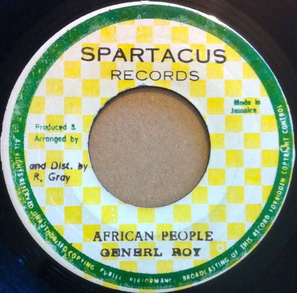

7inch Record GENERL ROY - African People NONE Spartacus Recor 1979 Jamaica Reggae, Ska & Dub Used