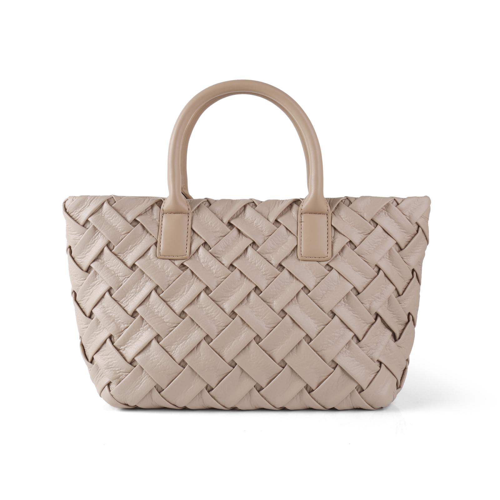 Плиссированная женская сумка-мессенджер плетеная сумка универсальная для поездок на работу женская простая через плечо 20cm ltMax Length lt30cm абрикосовый 8228₽