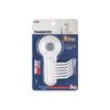 Button-Type No-Trace Adhesive Bathroom Wall Hook, Punch-Free, Strong Hold, 1pc