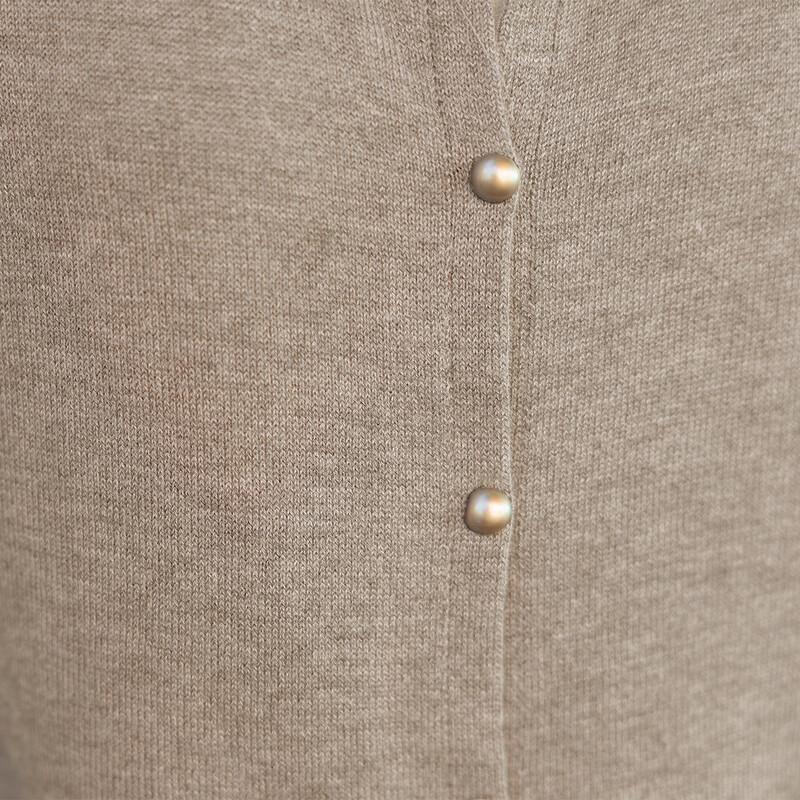 Moka Na Women's Faux Two-Piece Long-Sleeve Knit Top MKNJD3872