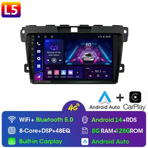Android OS for Mazda CX-7 CX7 2008 - 2015 GPS Navigation 9 inch Car Radio Video Multimedia Player CarPlay 4G BT DSP Stereo