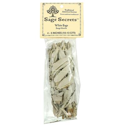 Traditionelles amerikanisches Räucherwerk, weißer Salbei, 1 Räucherstäbchen, 4 bis 5 Zoll (10 bis 13 cm)