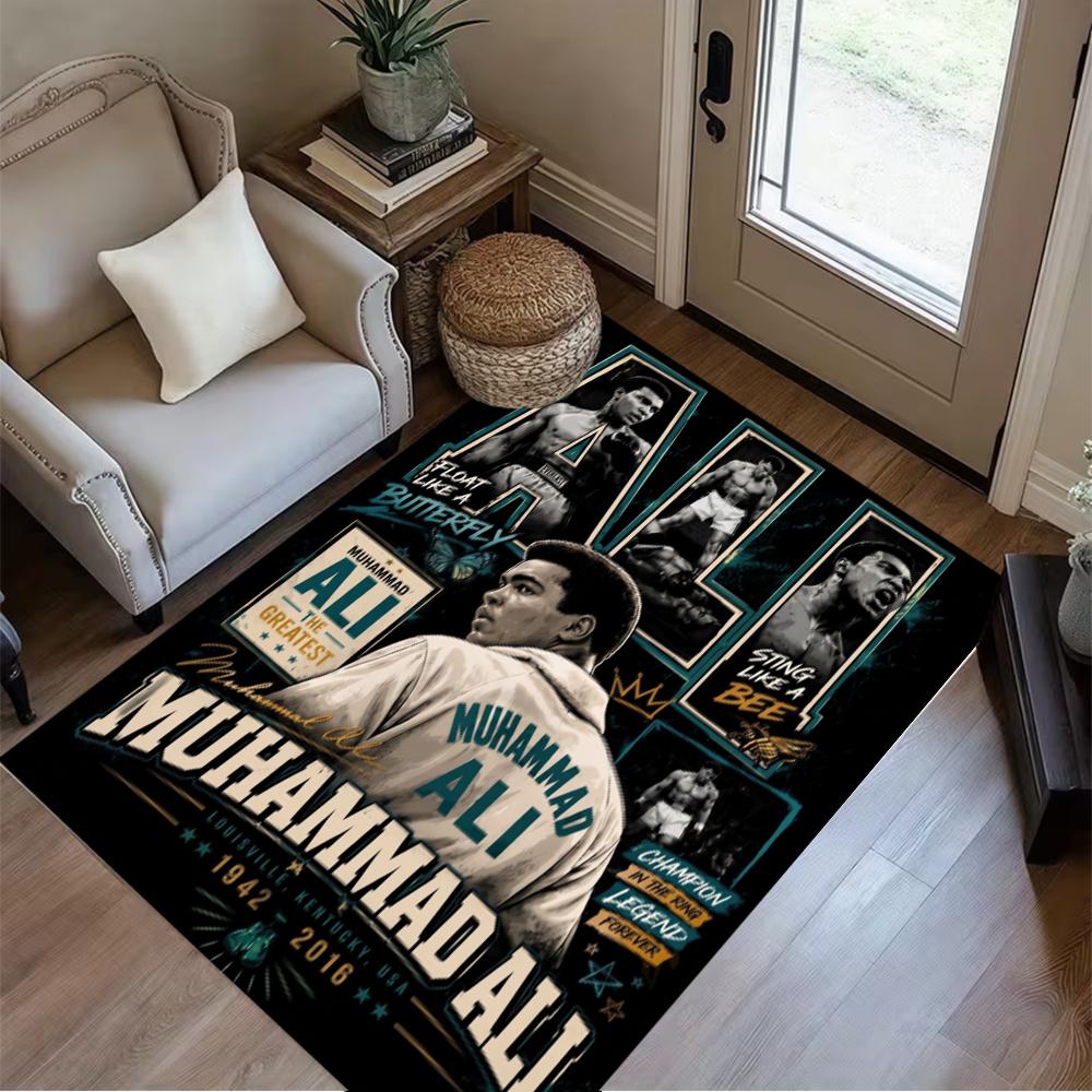 Tyson Iron Mike Tyson Legend Carpet Suitable For Bedrooms Decorate Room Living Rooms Foyer Antislip Carpet Anime Office Decor