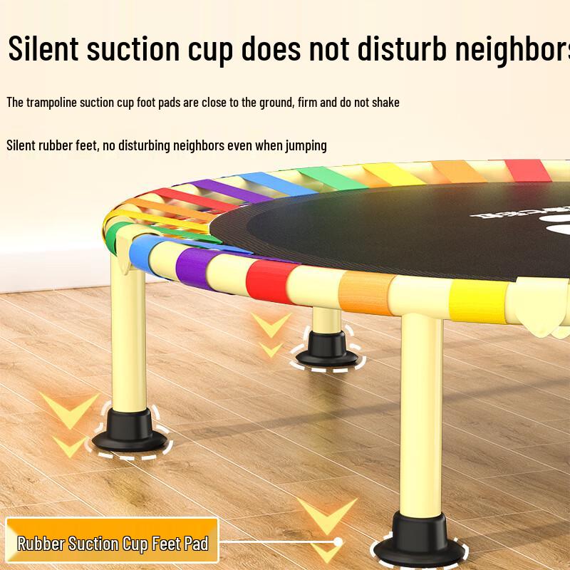 Norman Rainbow Foldable Kids Trampoline