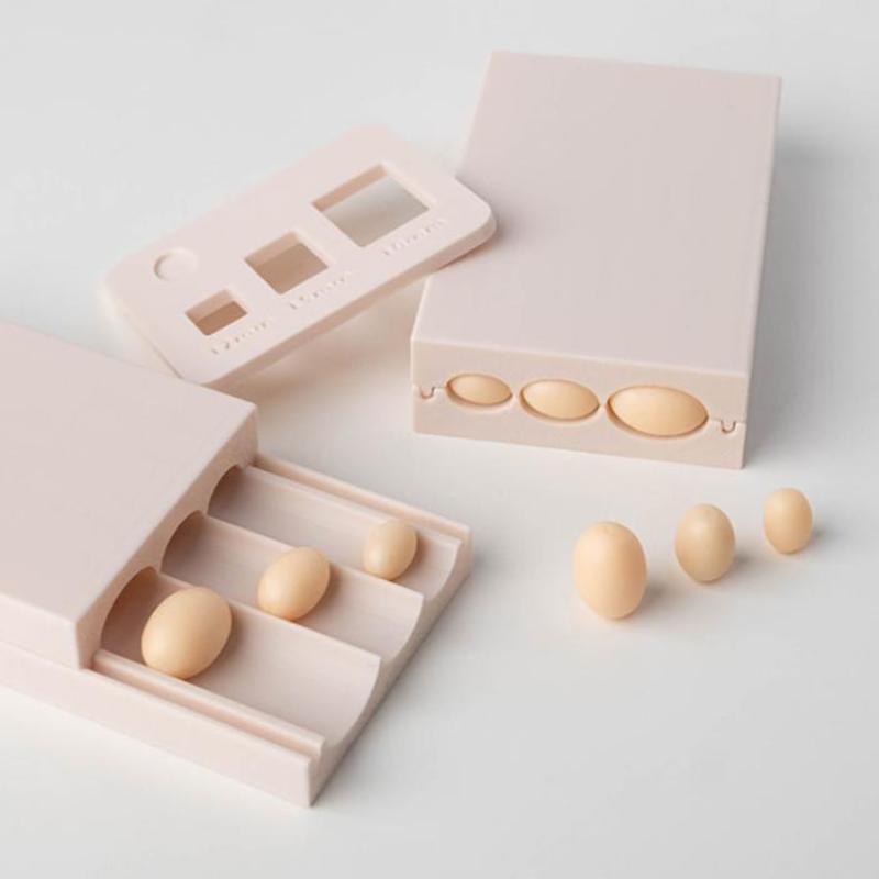 3D Egg Shaped Clay Mold Round Ball Forming Roller Polymer Clay Molding Handmade Craft Supplies Diy Jewelry Earrings Rapid Tool