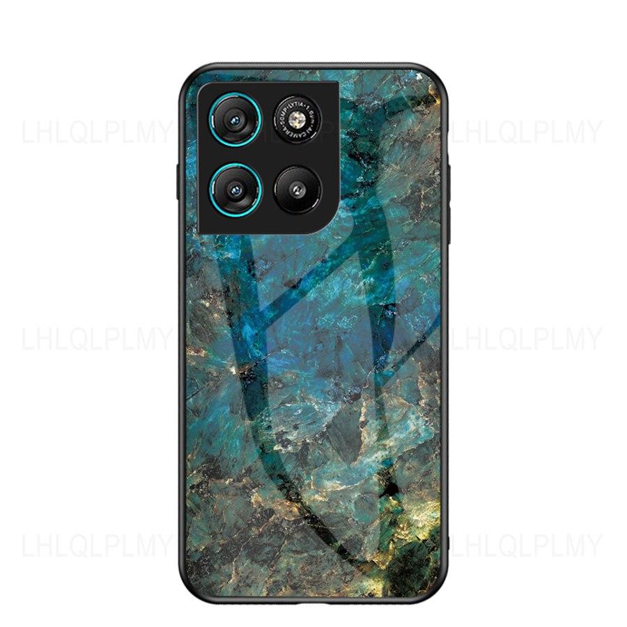 Marbling Tempered Glass Phone Case For OPPO A6 A6X Reno 15F 15 Pro 5G Realme 16 15T C85 Vivo Y21D Y31 Motorola Moto G17 G57 Oneplus 15R Cover
