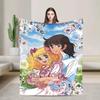 Candy Candy Manga Blanket Soft Quality Bedding Throw for Spring Home Decor Students Novelty Bedspread