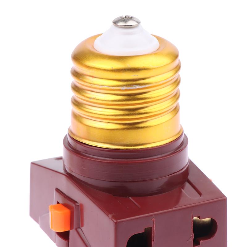 E27 Doppelschraube Mehrzweck-Steckdose Schalter Lampenfassung Steckdose Lampensockel Beleuchtungszubehör 110V-240V