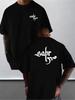 Streetwear Vintage Y2K Mode Sabr Buchstabe Ästhetik Grafik Herren und Damen T-Shirt Tee Oversize Punk Hip Hop Gothic Hipster