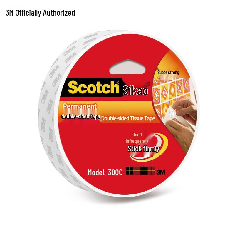 3M Double-Sided Cotton Paper Tape