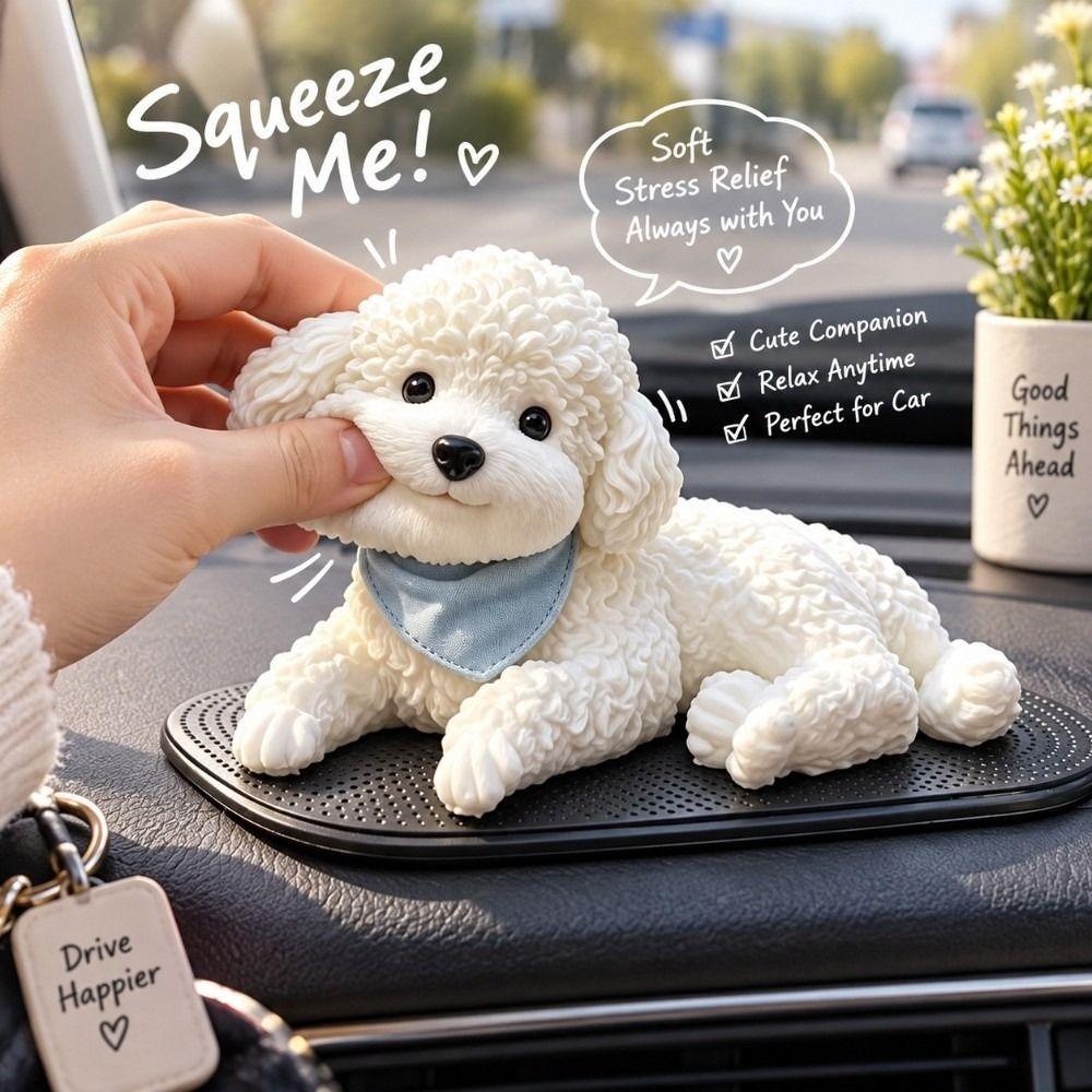Soft Hand Feel Fidget Toy Ornament Skin Friendly Car Dashboard Ornament  Home Decoration