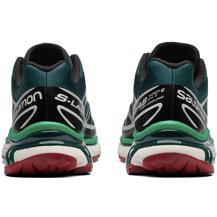 Salomon XT-6 Outdoor Performance Cushioning Non-Slip Durable Breathable Support Low-Top Running Shoes Unisex Running Shoes Bamboo-Green 414548