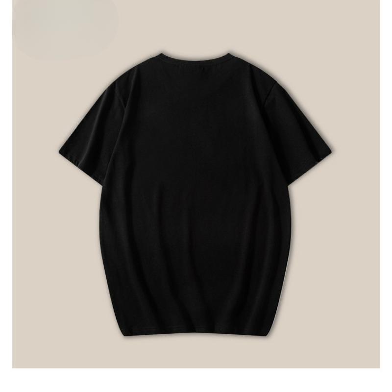 Summer Chinese Style Knitting Cotton Print Round Neck China-Chic Top Cotton Loose Short Sleeve T-Shirts Men’s