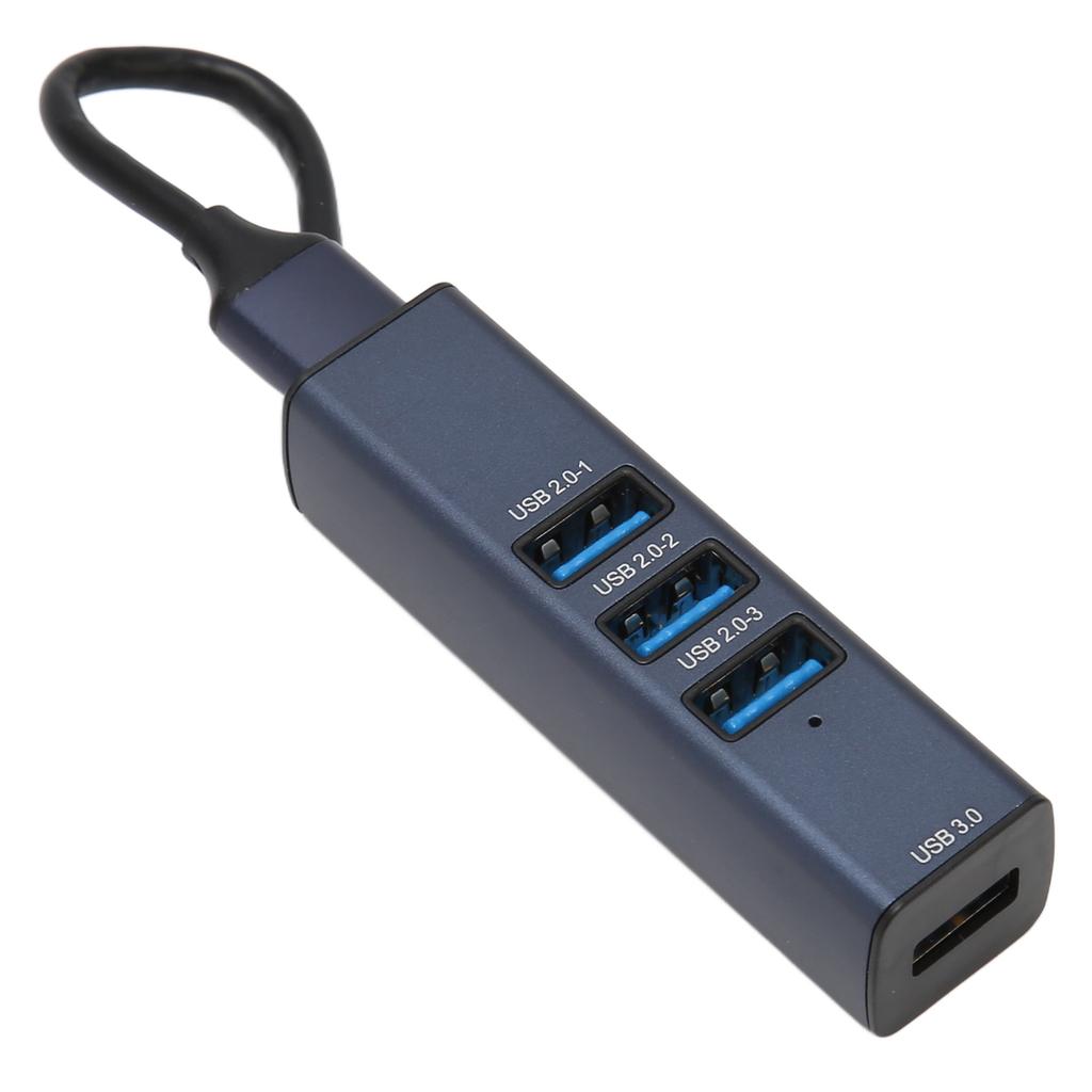 4 Port USB Hub 5Gbps Hot Swappable USB Multiport Adapter with Storage Hole for Laptop PC Flash Drive for XBOX for PS4