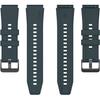 22mm Universal Silicone Strap, Dark Green