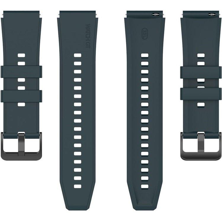 22mm Universal Silicone Strap, Dark Green