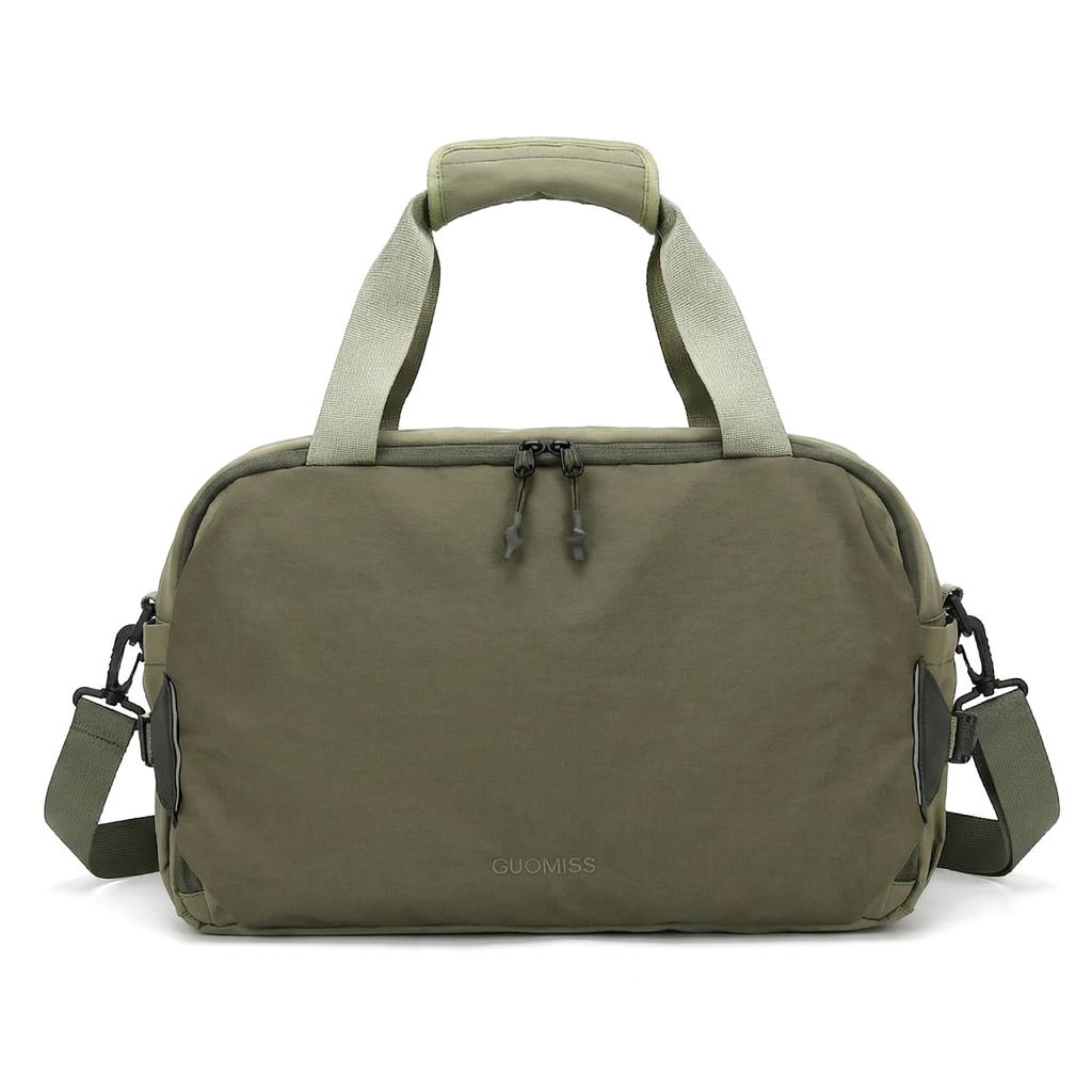 Compact Travel Duffel Bag with Adjustable Shoulder Strap Multiple Pockets Lightweight Weekender Bag