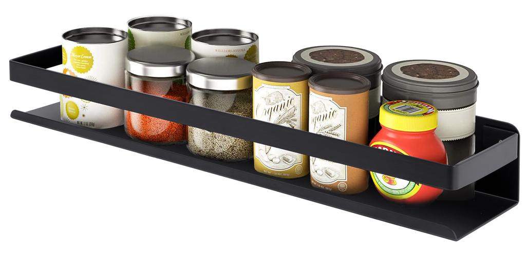 Megara Loft Badezimmerregal 50 cm Schwarz