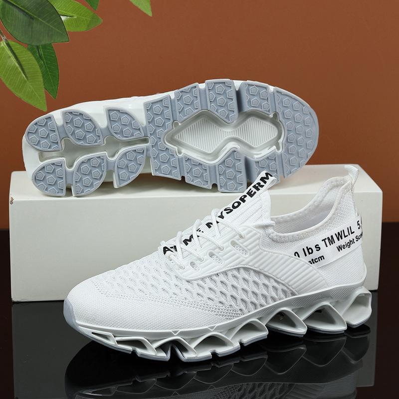 Couple Shoes Blade Sneakers Flying Woven Casual Running Shoes Large Size Shipping