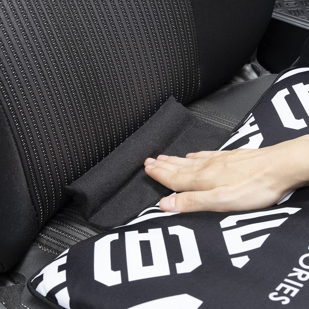 GARSON Polyester Car Plush Reversible Cushion GARSON Black D.A.D HA674-01-01 (1 Piece)
