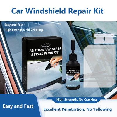 Nouvel Outil de Réparation de Pare-brise Fissuré de Voiture Amélioration Liquide de Réparation de Verre Automobile Restauration de Fissures et Rayures de Vitre Automobile Accessoires de Voiture 2025