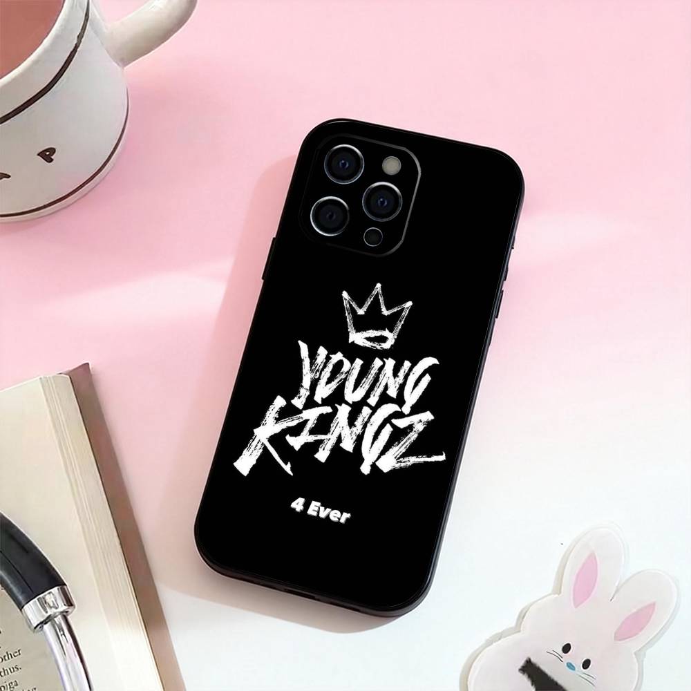 M-Myke Towers Ganga Phone Case For iPhone 17,16,15,14,13,12,11 Plus,Pro Max,Soft Silicone Black Cover
