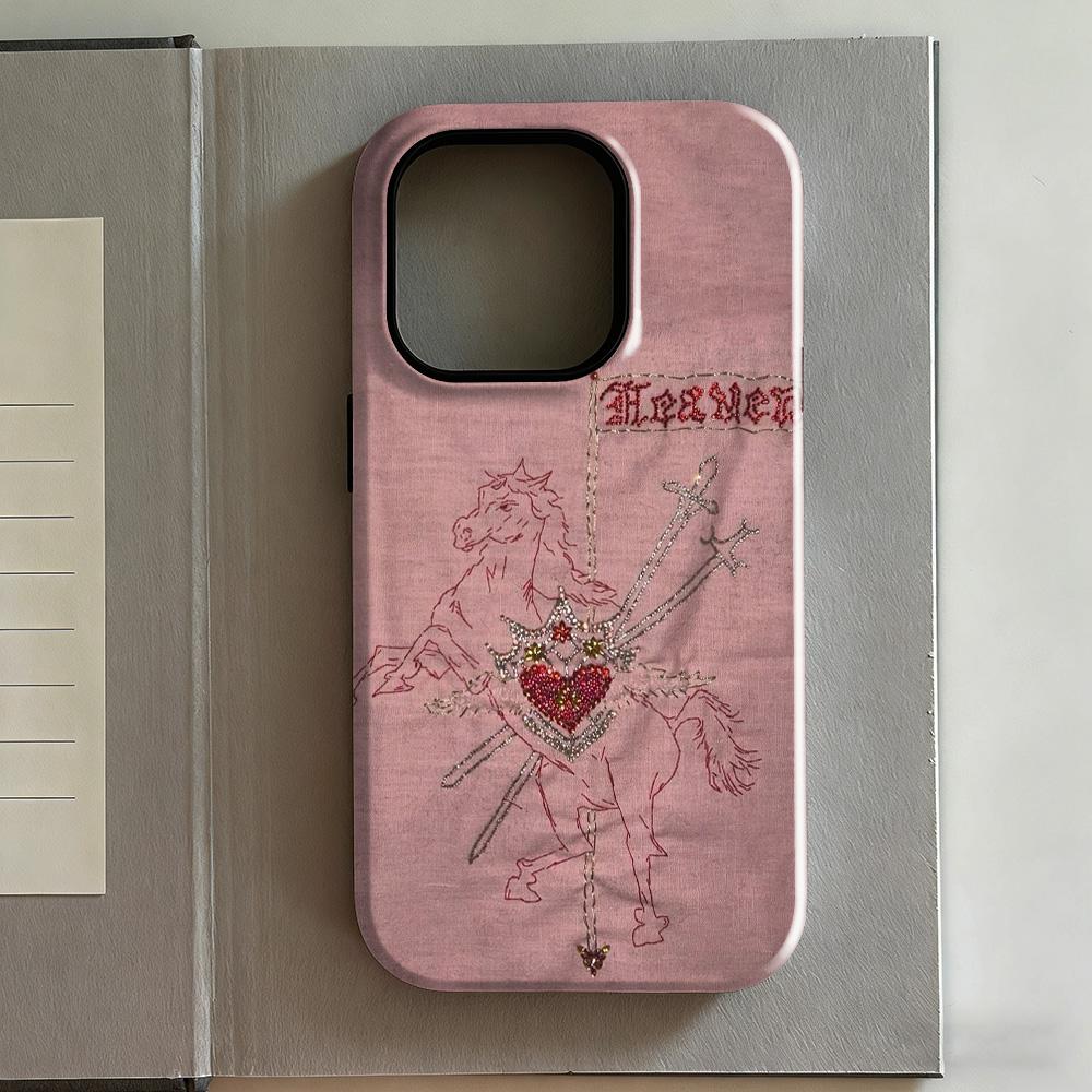 Clmj Retro Bloom Sparks Phone Case For IPhone 17 17e 16e 16 15 14 13 12 11 X XS XR 7 8 Air Pro Max Plus Double-layer Back Cover