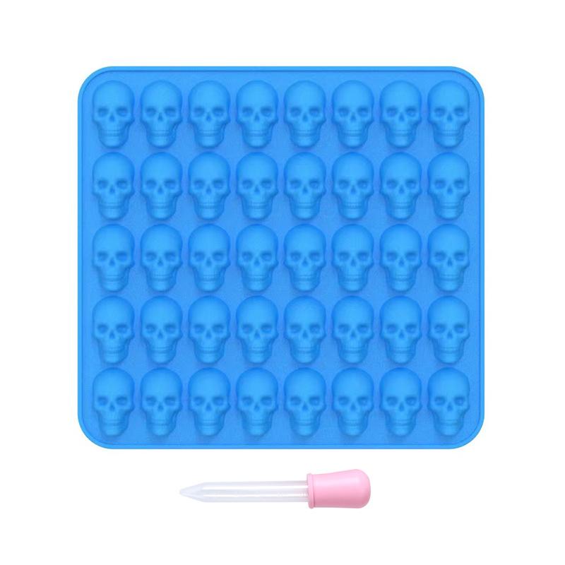 

FAIS DU Halloween Skull Fudge Chocolate Cake Mold Силиконовая форма для шоколада, форма для выпечки печенья, торта, инструментов для украшения торта