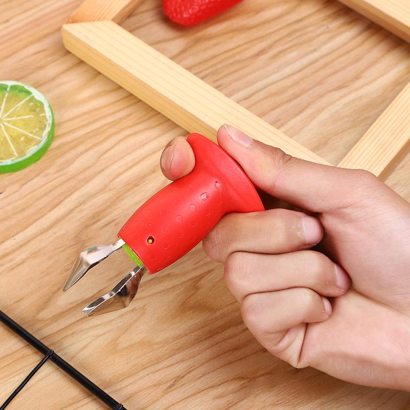 Stainless Steel Strawberry Huller & Pineapple Eye Remover Clips - Tomato Huller Kitchen Tool
