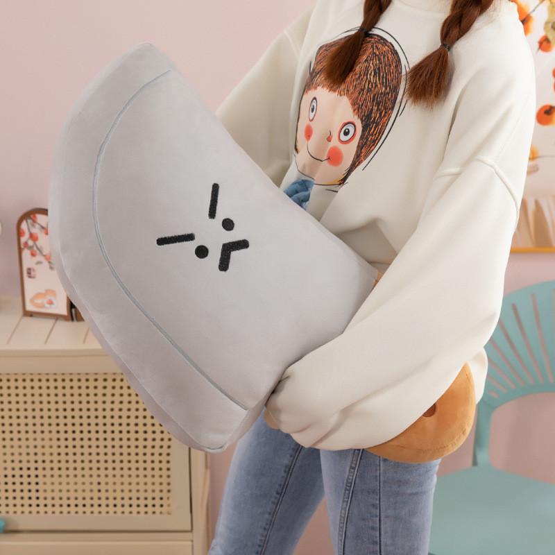 Abstract Plush Toy Soft Short Velvet Pillow With Pp Cotton Filling For Kids