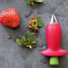1Pcs Strawberry Huller Metal Tomato Stalks Plastic Fruit Leaf Knife Stem Remover Gadget Strawberry H KTY
