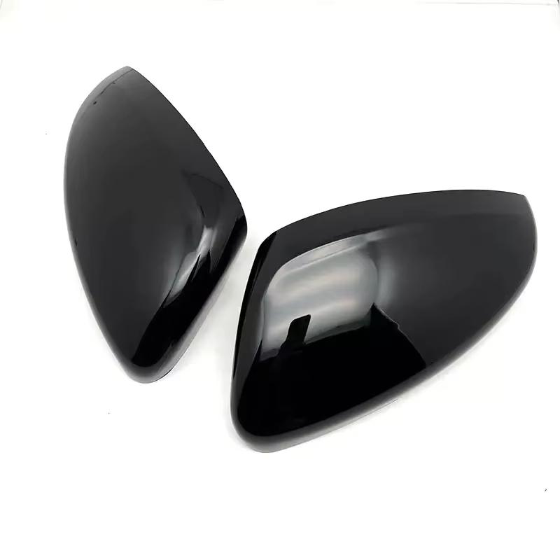 For Peugeot 308 2014- Car Replacement Rearview Side Mirror Cover Wing Cap Exterior Door Rear View Case Trim White Black ABS