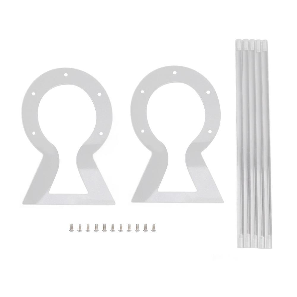 Acrylic Headband Display Stand Clear Hair Clip Organizer Jewelry Display Rack for Jewelry Display