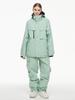 Women's and Men's Waterproof Ski Jacket and Pants Set - Winter Warmth for Single/Double Board Skiing.