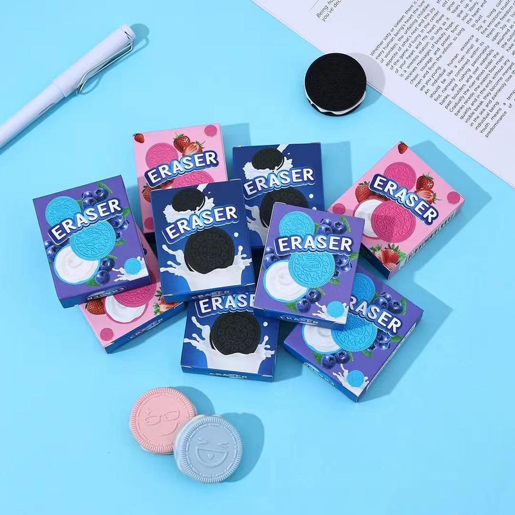 Cookie-Shaped Fun Eraser: Cross Stationery's Edible-Looking Toy for Students