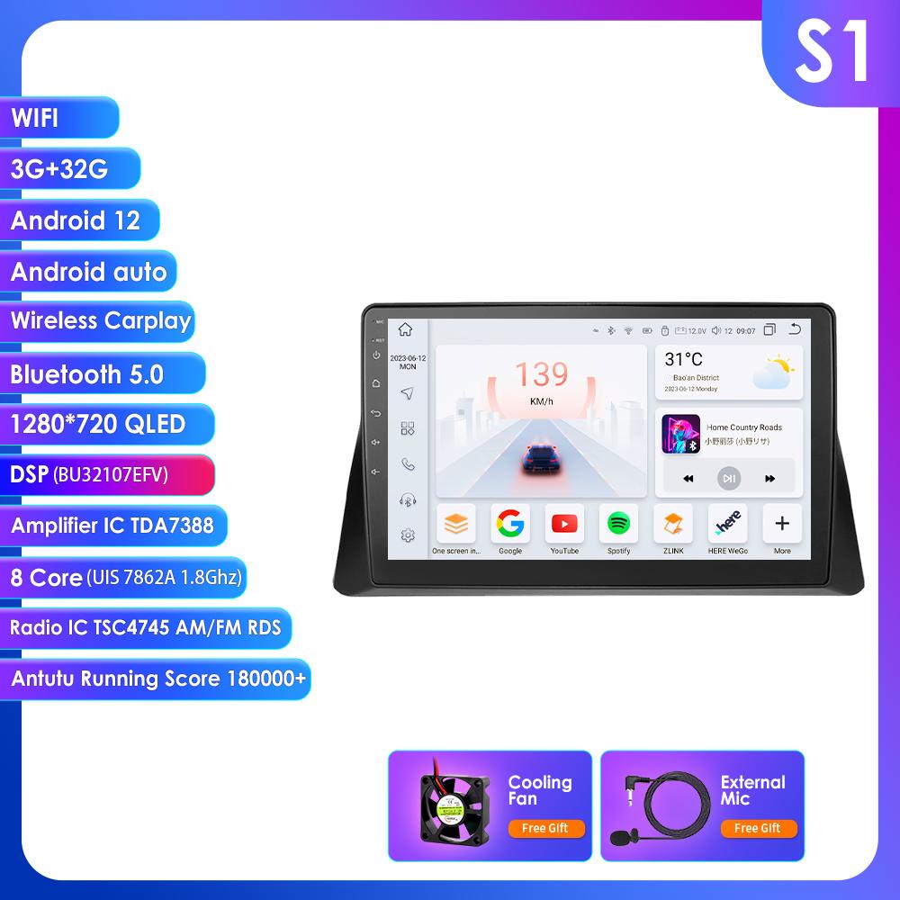 

Hizpo 2 DIN 4G LTE Android 14 10.1 Автомобильный мультимедийный плеер GPS-навигация Поддержка DSP Интеллектуальный Carplay Android Auto для Honda Accord 8 2008-2013 FM S1 8Core 3G 32G