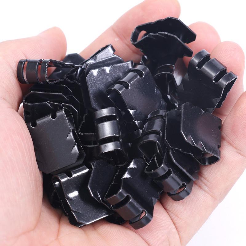 30/10pcs U-shape Clips Car Front Fender Bumper Cover Clip Kit Engine Guard Buckle for Auto Motorcycles Trucks Mudguard Fastener