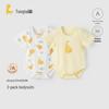 TONGTAI Baby Jacquard Short Sleeve Bodysuit